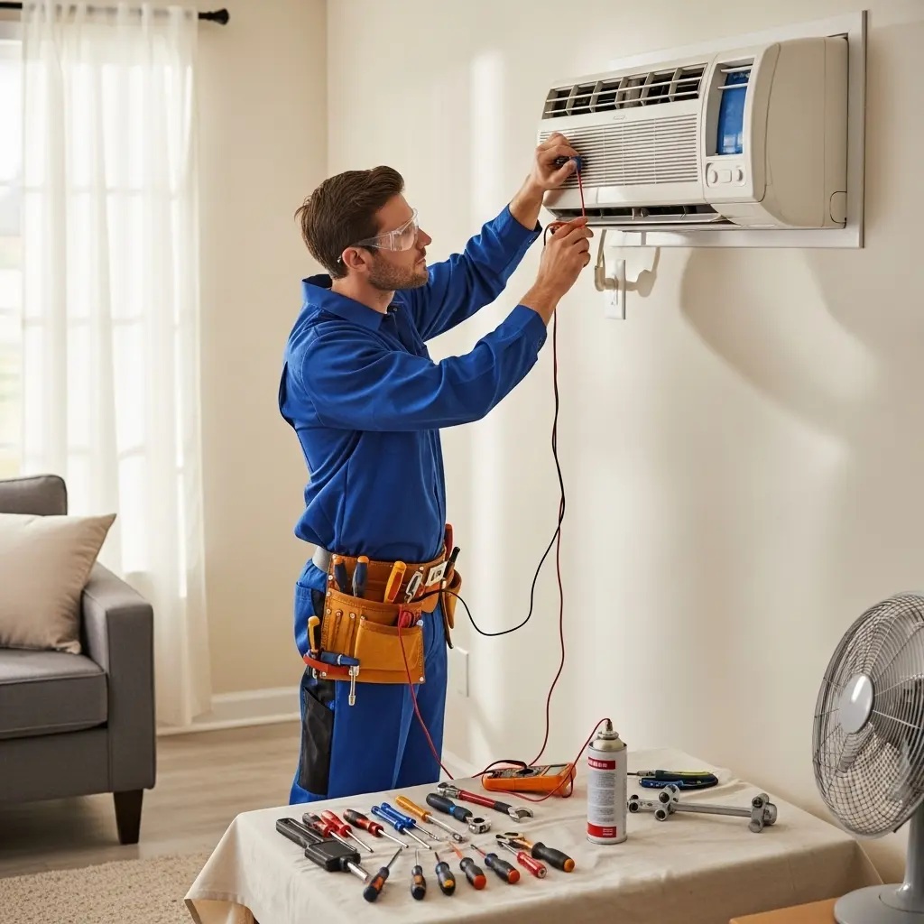 Kalecik Midea Midea klima gaz dolumu ve bakım – Enerji verimliliği artırıldı. - Teknik servis örneği